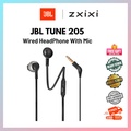 JBL T205 Earbud Wayarles - Headphone Subwoofer Semi-In-Ear