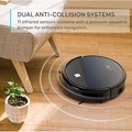 Eufy RoboVac 11S - Robot hút bụi tự động, màu trắng, dung lượng hộp chứa bụi 0.6L