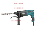 Máy khoan bê tông Makita M8700B - 22mm SDS Plus, 1.100 v/p, 4.350 l/p, 2.5kg