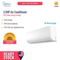 Midea MSXS-25CRDN8 Penghawa Dingin Inverter Xtreme Save
