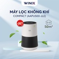 Máy lọc không khí Winix Compact AAPU500 - Trắng đen, 50m², Hàn Quốc