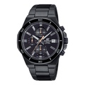 Casio EFV-640DC-1AV Edifice Chronograph Watch - Stainless Steel Black Band, 44.3mm Diameter