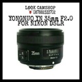 Lensa Yongnuo YN35mm F2 untuk Kamera SLR Nikon dan Canon EF