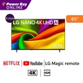 LG 65NU855BPSA สมาร์ททีวี NANO 4K UHD AI