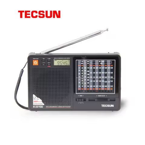 Tecsun R-2010D - Đài Radio Đa Băng Tần Công Nghệ DSP, Kích Thước 190x120x28mm