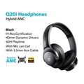 Anker Q20i Headphone Over-ear Nirkabel dengan Batal Bunyi Aktif dan Mod Transparansi