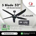 Elmark Vifast Kipas Siling 56" DC Motor (MBK)