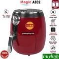 Nồi Chiên Không Dầu Magic A-802 4.6L - Đen/Đỏ