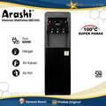 Arashi ABD-05C Dispenser Galon Bawah 3 Keran Panas Dingin Normal - Abu-abu