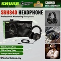 Shure SRH840 Headphone Over-ear Hitam 40mm Driver Dynamic Neodymium