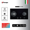 Tecnogas CG72G Kompor Tanam Gas 2 Tungku Built-in Hob