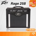 Peavey RAGE 258 แอมป์กีต้าร์ 25 วัตต์ สีดำ พร้อมเทคโนโลยี TransTube®