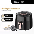 Riino YJ928A Turbo Air Fryer Advance 7.5L - Hitam