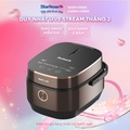 Nồi Cơm Điện Tử Bluestone RCB-5949 1.5L, Nâu Đen - Dung Lượng Phù Hợp Gia Đình 4-6 Người