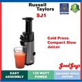 Russell Taylors SJ1 Masticating Cold Press Compact Slow Juicer - 500ml, Abu-Abu