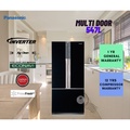 Panasonic NR-CY558GKMY 547L Inverter Multi-Door Refrigerator - Hitam
