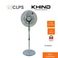 Khind SF1682SE Kipas Berdiri 16” Winter Grey - Stand Fan dengan Oszilasi Vertikal dan Motor Berprestasi Tinggi