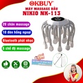Máy Massage Đầu Nikio NK-113 - 20 Chân Rung, Hỗ Trợ Thư Giãn và Cải Thiện Tinh Thần - Cam/Đen/Trắng