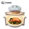 CASIKO หม้ออบลมร้อน รุ่น CK 8900 ขนาด 12 ลิตร โถแก้ว ระบบพัดลมบนเป่าลมร้อน