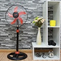 Quạt Đứng Senko DTS107 - Thân Sắt, 40cm, Đen Cam