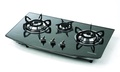 Pensonic PGH-413N Dapur Gas Kaca 4 Tungku Hitam dengan Pembersihan Mudah dan Sistem Keselamatan Flame Failure Device