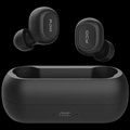 Tai nghe Bluetooth QCY T1C - Tai nghe không dây in-ear, màu Đen/Trắng, 20 giờ chơi nhạc