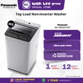 Panasonic NA-F80VB7HRT Mesin Basuh 8KG Atas Muat Kelabu Muda (WN 57)