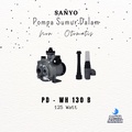 Pompa Air Sanyo PD-WH130B Sumur Dalam Non-Otomatis Jet Pump 125 Watt