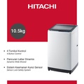 Mesin Cuci Hitachi SF-105XA 10.5 Kg Top Loading - HGST