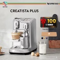 Nespresso Creatista Plus Mesin Kopi Kapsul - Stainless Steel, Hitam, Perak