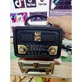 Đài Radio NNS NS-8109BT - Đen, Vàng, Bạc | Hỗ trợ Bluetooth 5.0, USB/TF, Bắt Sóng FM/AM