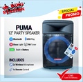 Asatron PUMA 12 Inch Bluetooth Party Speaker Portable