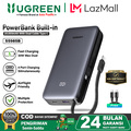 UGREEN 80700 Power Bank 10000mAh Ultra Slim Two-Way Fast Charging 20W Putih