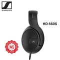 Sennheiser HD 560 S Over-ear Headphones - Hitam, Open-back, 120Ω Impedance
