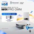 Ecovacs X8 PRO OMNI - Robot Vacuum dan Mop Hitam 18,000Pa dengan Sistem Pembersihan OZMO ROLLER™