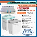Mesin Cuci 2 Tabung Polytron PWM 9076 9KG - Hemat Air dan Listrik