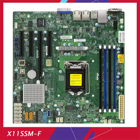 Motherboard Supermicro X11SSM-F Micro-ATX LGA 1151 DDR4 ECC 64GB