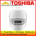 Toshiba RC-10DH1NMY Pemasak Nasi Digital 1.0L Perak & Putih
