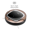 Robot hút bụi Kangaroo KGRB01 - Nâu/Trắng, 35x35x7.9cm, Dung lượng hộp chứa bụi 350ml