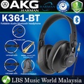 AKG K361-BT Headphone Studio Bluetooth Over-ear Hitam 50mm Dinamik