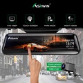 Asawin H5C Rear View Mirror Dashcam 10-Inch IPS Touch Screen 32GB SD Card 1920x1080P Dual Lens