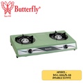 Butterfly BGC-68 Dapur Gas Hijau Epoksi 2 Burner untuk Masakan Rumah