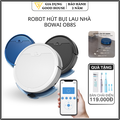 Bowai OB8S - Robot Hút Bụi Lau Nhà 3-in-1, Lực Hút 2000Pa, Pin Li-ion 2000mAh, Màu Trắng/Đen/Xanh
