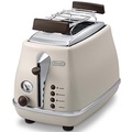 Máy nướng bánh mì DeLonghi CTOV2103.BG - 2 khe, thép không gỉ, 900W, Italy