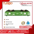 Kompor Gas Turbo GS-2077 - 2 Tungku Warna Cerah