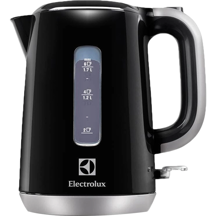 Bình đun siêu tốc Electrolux EEK3505 - 1.7L, Đen, Dung lượng lớn, Nhanh chóng và An toàn