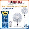 Quạt đứng Toshiba F-LSD10(W)VN - 9 Cánh, Inverter, Trắng, 3 Tốc Độ, Điều khiển từ xa