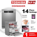 Toshiba DW-08T1 Mesin Basuh Pinggan Meja - Silver