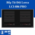 Bếp từ Lorca LCI-886 Pro - Bếp từ đôi âm 730x420mm, màu xám, Malaysia