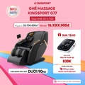 Ghế Massage Kingsport G77 - Ghế Massage Toàn Thân Cao Cấp với 48 Balo Không Khí và Chế Độ Zero Gravity